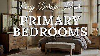 Light Primary Bedrooms in Warm Shades  Cozy and Inviting Design Ideas