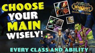 Season of Discovery In Depth Class Picking Guide Includes all recent changes