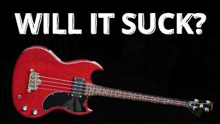 Do short scale basses SUCK? Epiphone EB-0 4 string bass test and review