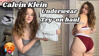 Calvin Klein UNDERWEAR try-on haul Chubby Edition