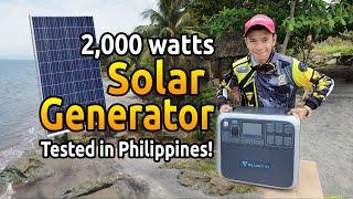 Bagong PORTABLE SOLAR GENERATOR ni SEFTV  Bluetti AC200P Review