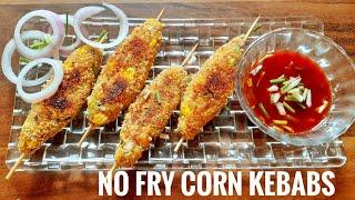 Healthy Crispy Corn Kebabs  Instant Snacks Recipe  क्रिस्पी कॉर्न कबाब  Corn Cutlet Recipe