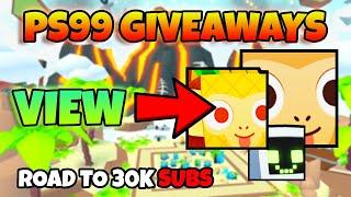 LIVE TONS OF HUGE GIVEAWAYS In Pet Simulator 99