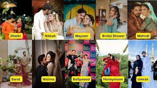 Iqra Kanwal Wedding Album  Nikkah  Mehndi  Barat  Walima  Bollywood  Honeymoon  Umrah 2024