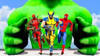 Deadpool vs Wolverine vs Hulk vs Spider Man - What If