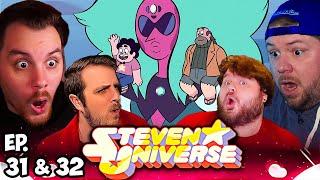 Steven Universe Episode 31 & 32 Group Reaction  Keep Beach City Weird  Fusion Cuisine