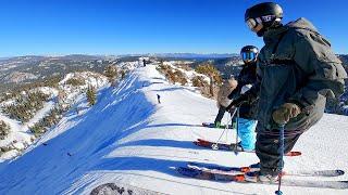 Skiing The STEEPEST Runs At Palisades Tahoe