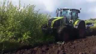 Вспашка залежи. AXION 920 CLAAS + залежный плуг EvroDiamant 11 7+1 L 120 LEMKEN