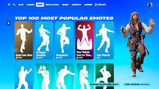 Top 100 MOST Popular Fortnite Dances & Emotes