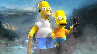God of War but its The Simpsons