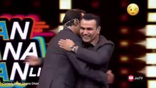 Sunil Grover As Virendra Sehwag  Jio Dhan Dhana Dhan - Comedy Dhan Dhana Dhan