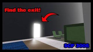 How to FIND the EXIT in Roblox SCP 3008