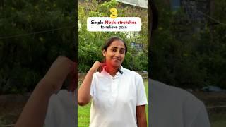 Simple Exercises for Neck Pain Relief  Daily Neck Exercise at Home #neckpain #streching