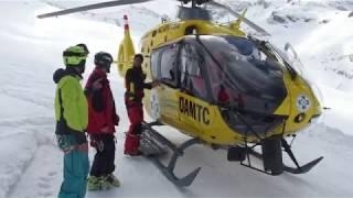 Danke an die Retter Dreiländerspitze Silvretta Skihochtour mit Kraxelei