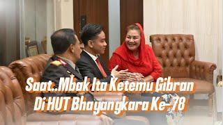 Saat..Mbak Ita Ketemu Gibran Di HUT Bhayangkara Ke-78