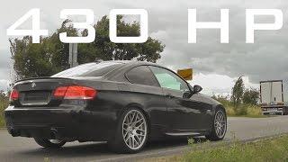 BMW 335i E92 - 430HP Acceleration Sound Onboard drive Bi-Turbo