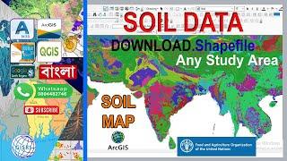 Download Soil data & Prepare Soil Type Map in ArcGIS Soil Map Any study Area And Classify Soil Type