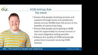 Beyond Compliance Embracing The Values of the HCBS Settings Rule