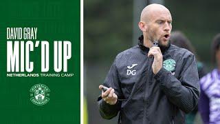 David Gray Micd Up In Training  Hibernian FC