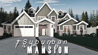 Suburban Family Mansion Roblox Bloxburg  No Large Plot