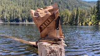 SOLO Trout Fishing In REMOTE WILDERNESS Catch & Cook + MRE