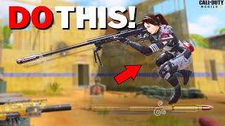 How To Do PRO SNIPER MOVEMENT In COD MOBILE