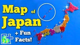 MAP of JAPAN  Eight Regions of Japan  Fun Facts  World Geography