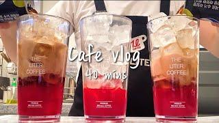 Eng🩸Cafe vlog collection of 40minutes🩸  40mins cafe vlog