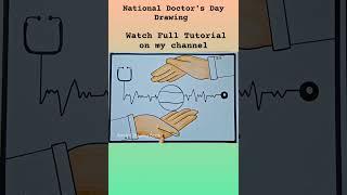 National Doctors Day Drawing  Doctors Day Poster #shorts #youtubeshorts #doctorsday