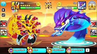 Dragon City High Destiny Dragon  NEW League Battle 400 MAX LEVEL 