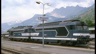 Les dernières Locomotives 67300 - 67400 train de nuit Paris Briançon - French diesel loco