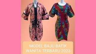 Model baju batik wanita terkini 2023