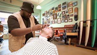  Ceejay Is Back With A Relaxing Golden Hawaii Barbershop Traditional Shave 