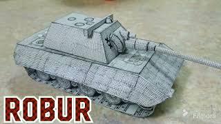 Building E-100 German Super Heavy Tank #papercraft #military #fypシ #art #wargaming #history