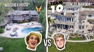 Maverick House vs Team 10 Mansion  Logan vs Jake  **House Battle**