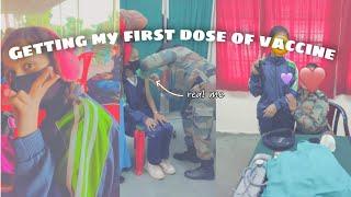 Getting my First dose of vaccine  vlog    CBSE class 10 omicron