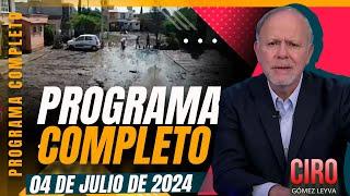 Huracán Beryl aumentó su intensidad  Ciro Gómez Leyva  Programa Completo 4julio2024