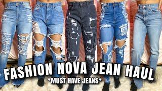 MUST HAVE FASHION NOVA JEANS  FASHION NOVA JEAN TRY ON HAUL SIZE 3