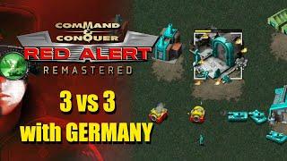 3v3 with Germany Command and Conquer Red Alert Remastered Online Multiplayer