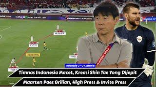 Timnas Indonesia Macet Kreasi Shin Tae Yong & Maarten Paes Brilian  Indonesia 0 - 0 Australia