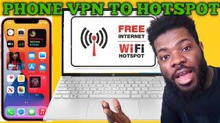 Share Phones VPN Hotspot With Laptop Wifi Using Every Proxy AppHow to Share Android VPN Hotspot