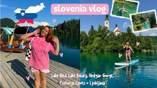 SLOVENIA COUPLES TRAVEL VLOG  Lake Bled Bohinj Savica Vintgar Gorge Postonja Caves + Ljubljana