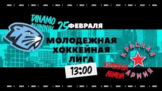 Динамо-Шинник - Красная армия  25.02.2023  Молодежная хоккейная лига