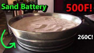 DIY Sand Battery Air Heaters wheat powered fans no electricity needed sand battery room heater