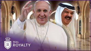 The Lavish Royal Reception For When The Pope Visited Bahrain  Leap of Faith  Real Royalty