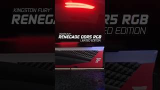 Память DDR5 — Kingston FURY Renegade RGB Limited Edition  #kingstoniswithyou #shorts