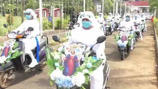 Procession With Statue Of Mother Mary and Annual Feast