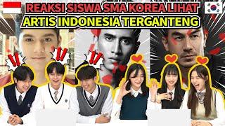 Reaksi Siswa SMA Korea jatuh Cinta dengan Artis Indonesia TERGANTENG   