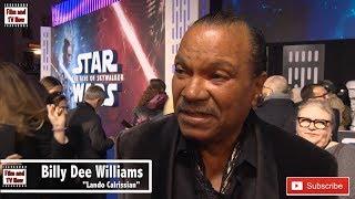 Billy Dee Williams Star Wars The Rise of Skywalker European Premiere interview