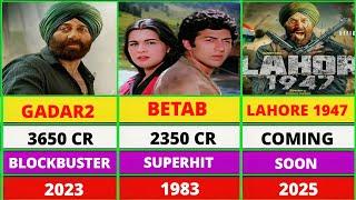 Sunny Deol All Hits and Flops Movies List  Sunny Deol All Movies List  Border 2  Lahore 1947